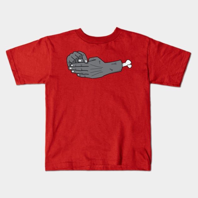 zombie hand trick Kids T-Shirt by gazonula